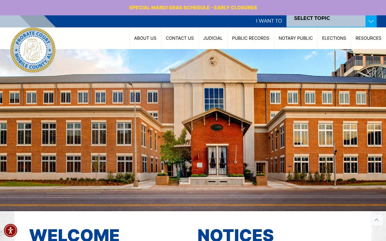 Mobile County Probate Court in Mobile